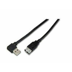 Micro Connect USB2.0 Extension A-A 1.5m M-F With angled A plug. Black Reference: USBAAF2ABLACK