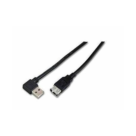 Micro Connect USB2.0 Extension A-A 1.5m M-F With angled A plug. Black Reference: USBAAF2ABLACK