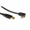 Micro Connect USB2.0 A-B 1.8m M-M, BlackUSB B male angled Reference: USBAB2ANGLED2