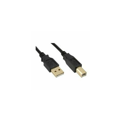 Micro Connect USB2.0 A-B 5m M-M Goldplated Black Reference: USBAB5G