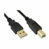 Micro Connect USB2.0 A-B 5m M-M Goldplated Black Reference: USBAB5G