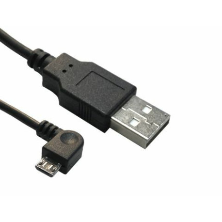 Micro Connect USB A to USB Micro B, Version 2.0, Black, 1.8m USB A - Reference: USBABMICRO18ANG