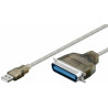 Micro Connect USB to Cen36 1.5m M - M USB to Parallell Conv. Cable Reference: USBAC36