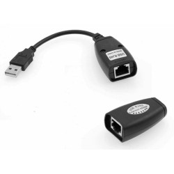 Micro Connect CAT 5/5e/6 / USB 1.1 Converter Transmit USB signals via Reference: USBEXT60M