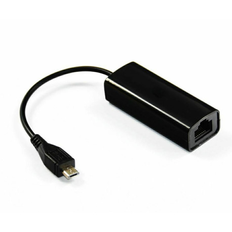 Micro Connect USB MICRO to Ethernet, Black USBMICROETHBB Wired