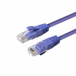 Micro Connect Unshielded Network Cable, U/UTP CAT6 0.3M Purple LSZH Reference: UTP6003P