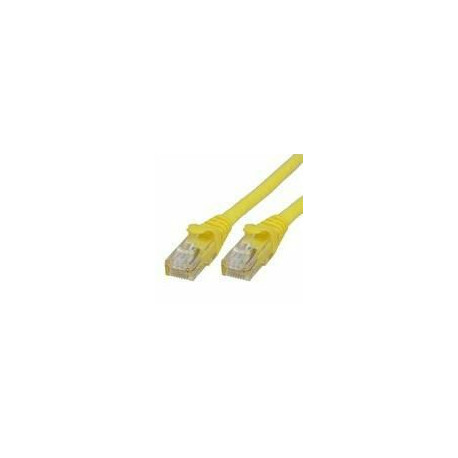 Micro Connect U/UTP CAT6 5M Yellow Snagless Unshielded Network Cable, Reference: UTP605YBOOTED