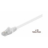 Micro Connect U/UTP CAT5e 0.5m White10 Pack 1 pcs. 10 pcs. in one bag Reference: V-UTP5005WVP