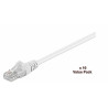 Micro Connect U/UTP CAT5e 3M White 10 Pack 1 pcs. 10 pcs. in one bag Reference: V-UTP503WVP