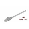 Micro Connect U/UTP CAT5e 5M Grey 10 Pack 1 pcs. 10 pcs. in one bag Reference: V-UTP505VP