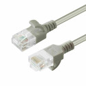 Micro Connect U/UTP CAT6 0.25M Grey Slim Unshielded Network Cable Reference: V-UTP60025-SLIM