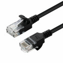 Micro Connect U/UTP CAT6 0.5M Black Slim Unshielded Network Cable Reference: V-UTP6005S-SLIM