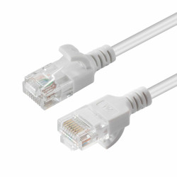 Micro Connect U/UTP CAT6 1M White Slim Unshielded Network Cable Reference: V-UTP601W-SLIM