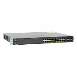 Cisco Catalyst 2960-X 24 GigE PoE 370W, 4 x 1G SFP, LAN Base Reference: WS-C2960X-24PS-L [Refurbished]