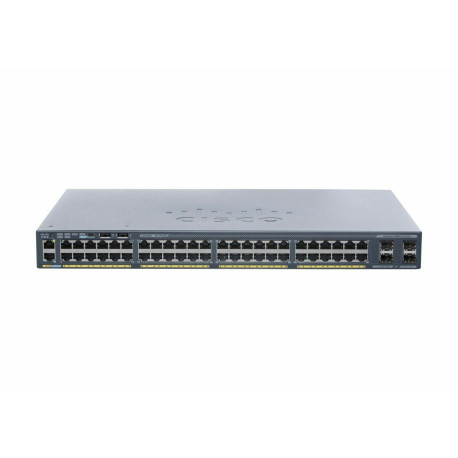 Cisco Catalyst 2960-X 48 GigE, 4 x 1G SFP, LAN Base Reference: WS-C2960X-48TS-L [Refurbished]