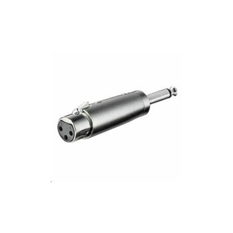 Micro Connect XLR Adaptor 3 pin XLR - 635mm mono F-M Reference: XLRFJ