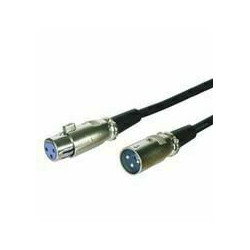 Micro Connect XLR connection cable 2 meter XLR 3-pin - XLR 3-pin M-F Reference: XLRMF2