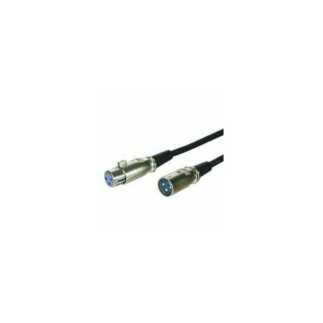 Micro Connect XLR connection cable 2 meter XLR 3-pin - XLR 3-pin M-F Reference: XLRMF2