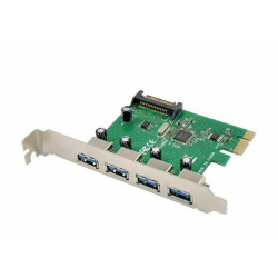 Micro Connect USB 3.0 4 port PCIe card Main chip VL805 USB3.0 Reference: MC-USB3.0-T4B