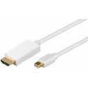 Micro Connect Mini Displayport to HDMI Cable 3m incl. audio Reference: MDPHDMI3