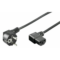 Micro Connect Power Cord CEE 7/7 - C13 - 3m - Angled Schuko - C13 - Black Reference: PE010530