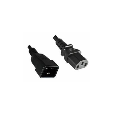 Micro Connect PowerCord C13-C20 10A 2m Black IEC 60320-C13 to C20 Black. Reference: PE030620