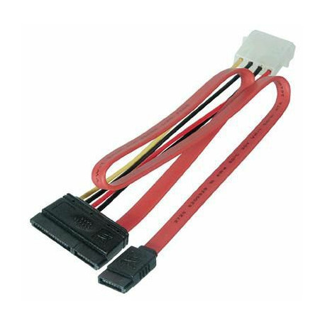 Micro Connect SATA Power 15+7pin-4+7pin 150mm+340mm Reference: PI17146