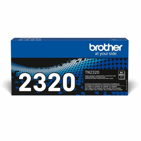 Brother TN 2320 Black 2600 Pages Toner Reference: TN2320