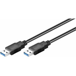 Micro Connect USB3.0 A-A 3m M-M, BLACK Reference: USB3.0AA3B