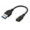 Micro Connect USB3.0A - USB-C 0,2m M-F Adapter Black Reference: USB3.0ACF02