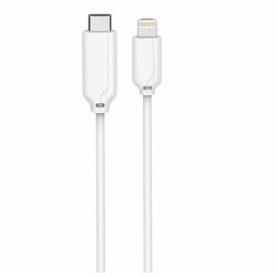 Micro Connect Lightning Cable - Lightning (M) to USB-C (M) - 1M - White Reference: USB3.1CL1