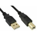 Micro Connect USB2.0 A-B 3m M-M Goldplated Black Reference: USBAB3G