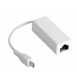 Micro Connect Network Adapter - USB 2.0 - 10/100 Ethernet - White Reference: USBMICROETHB