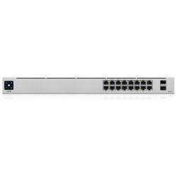 Ubiquiti Standard 16-Port PoE Managed Switch 16x Gigabit Ethernet 8x PoE+- max- 42W - 2x SFP Reference: USW-16-POE