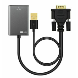 Micro Connect Adapter VGA 15pin - HDMI M-F Active with USB Power Reference: VGAHDMI