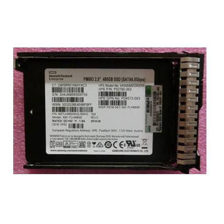 HP HP 480GB SATA 6G Read Intensive SFF SSD Reference: P05320-001 [Refurbished]