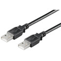 Micro Connect USB2.0 A-A 0,5m M-M, Black Hi-Speed cable Reference: USBAA05B