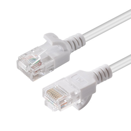 Micro Connect U/UTP CAT6 0.15M White Slim Unshielded Network Cable Reference: V-UTP60015W-SLIM