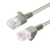 Micro Connect U/UTP CAT6 3M Grey Slim Unshielded Network Cable Reference: V-UTP603-SLIM