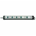 Brennenstuhl Premium-Line technology 5-way socket strip black light grey 3 metres individually switchable Reference: 1951550600