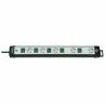 Brennenstuhl Premium-Line technology 5-way socket strip black light grey 3 metres individually switchable Reference: 1951550600